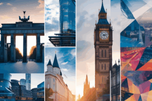 Collage Deutschland England